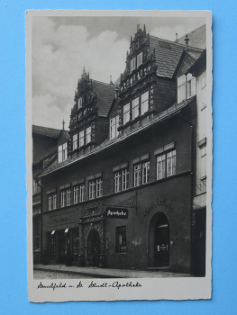 Ansichtskarte AK Saalfeld Saale 1930-1950 Stadt Apotheke Hausansicht Ortsansicht Architektur Thüringen